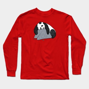 Cute Panda with Unique ornaments Long Sleeve T-Shirt